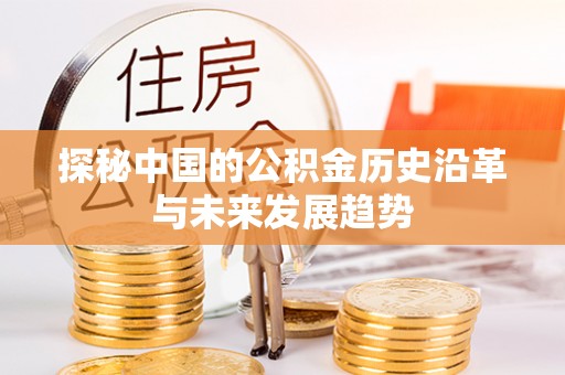 永靖探秘中国的公积金历史沿革与未来发展趋势