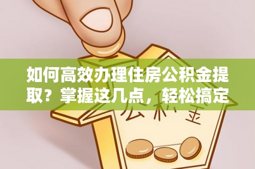 永靖如何高效办理住房公积金提取？掌握这几点，轻松搞定！