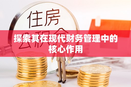 永靖探索其在现代财务管理中的核心作用
