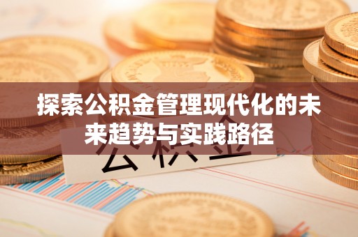永靖探索公积金管理现代化的未来趋势与实践路径