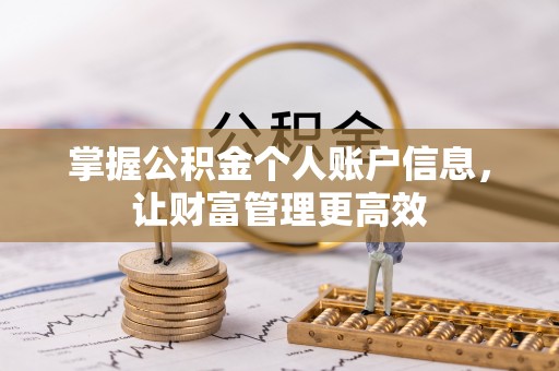 永靖掌握公积金个人账户信息，让财富管理更高效