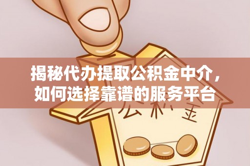 永靖揭秘代办提取公积金中介，如何选择靠谱的服务平台