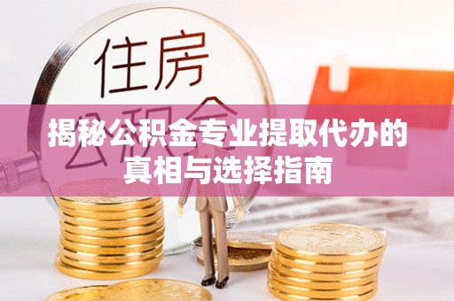 永靖揭秘公积金专业提取代办的真相与选择指南