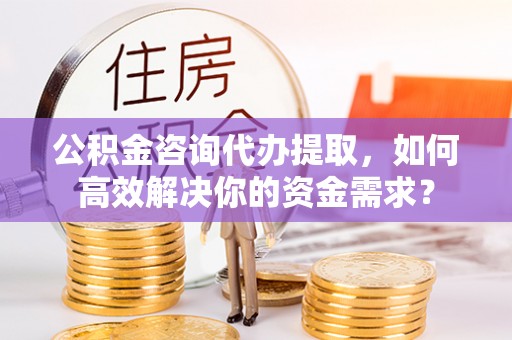 永靖公积金咨询代办提取，如何高效解决你的资金需求？