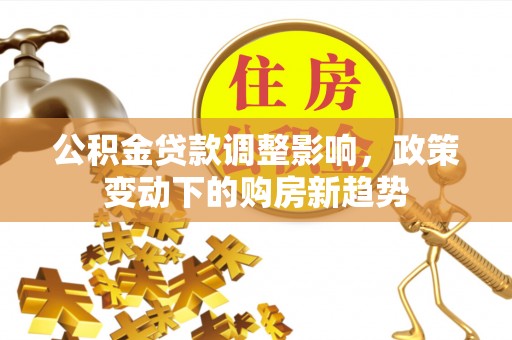 永靖公积金贷款调整影响，政策变动下的购房新趋势