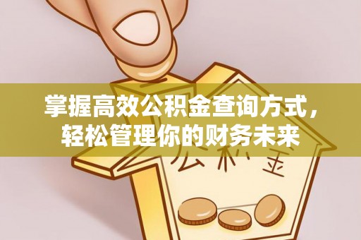永靖掌握高效公积金查询方式，轻松管理你的财务未来